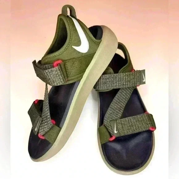 Nike Men’s Vista Sandal Rough Green/wolf Grey Strap Size-6 - Picture 5 of 11
